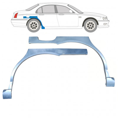 Hátsó sárvédő javító panel hoz Rover 75 MG ZT 1999-2005 / Bal+Jobb / Készlet 9200