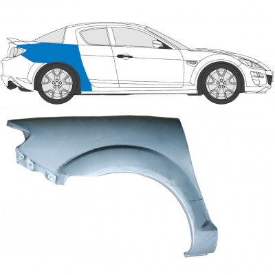 Hátsó sárvédő javító panel hoz Mazda RX8 2003-2012 / Jobb 6013