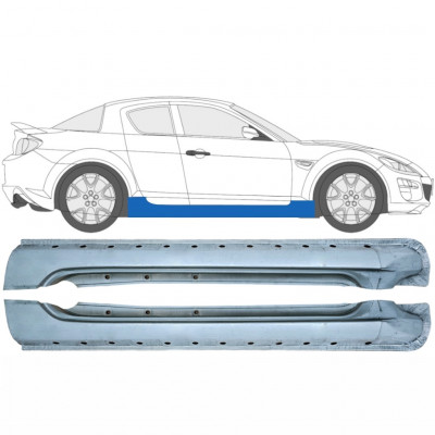 Teljes küszöb hoz Mazda RX8 2003-2012 / Bal+Jobb / Készlet 9284