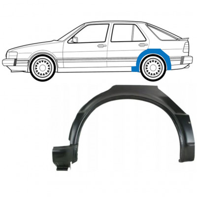 Hátsó sárvédő javító panel hoz Saab 9000 1985-1998 / Bal 8121