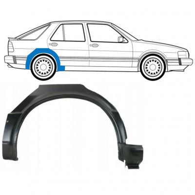 Hátsó sárvédő javító panel hoz Saab 9000 1985-1998 / Jobb 8120