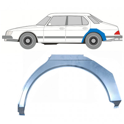 Hátsó sárvédő javító panel hoz Saab 900 1978-1995 / Bal 11044