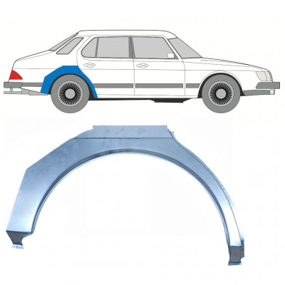 Hátsó sárvédő javító panel hoz Saab 900 1978-1995 / Jobb 11043