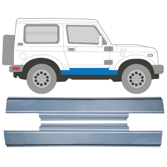 Küszöb javító panel hoz Suzuki Samurai 1981- / Bal+Jobb / Készlet 16143
