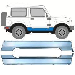 Teljes küszöb hoz Suzuki Samurai 1981- / Bal+Jobb / Készlet 10030