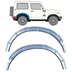 Hátsó sárvédő rögzítő javító panel hoz Suzuki Samurai 1981- / Bal+Jobb / Készlet 11833