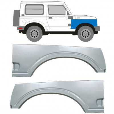 Első sárvédő javító panel hoz Suzuki Samurai 1981-2004 / Bal+Jobb / Készlet 10031