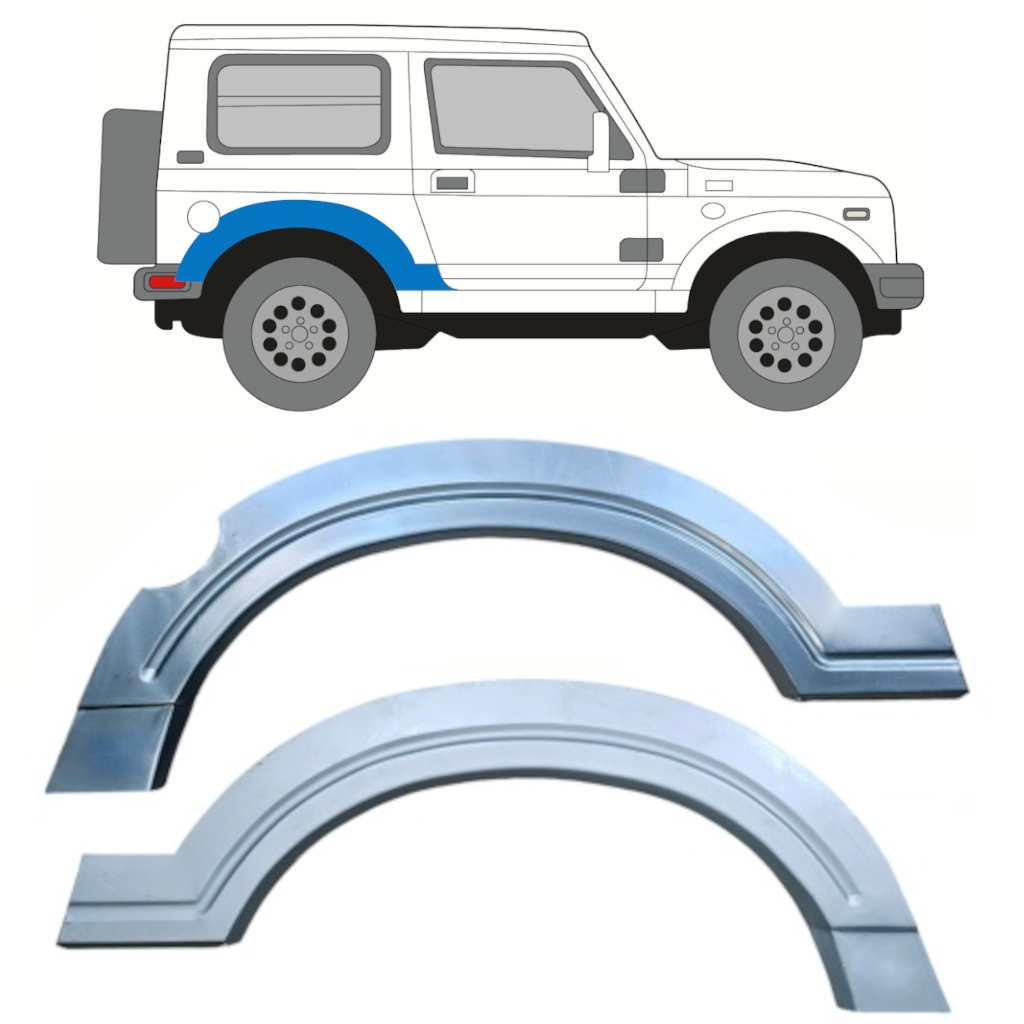 Hátsó Sárvédő Javító Panel Hoz Suzuki Samurai 1981-2004 / Bal+Jobb / Készlet 10819