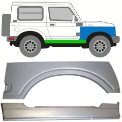 Teljes küszöb és első sárvédő javító panel hoz Suzuki Samurai 1981- / Jobb / Készlet 10034