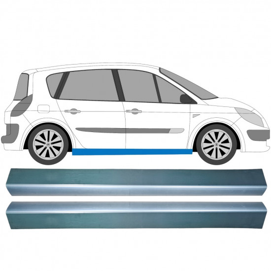 Küszöb javító panel hoz Renault Scenic 2003-2009 / Bal+Jobb / Készlet 9259