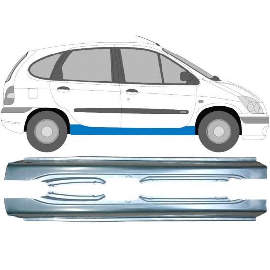 Küszöb javító panel hoz Renault Megane / Scenic 1995-2003 / Bal+Jobb / Készlet 9258