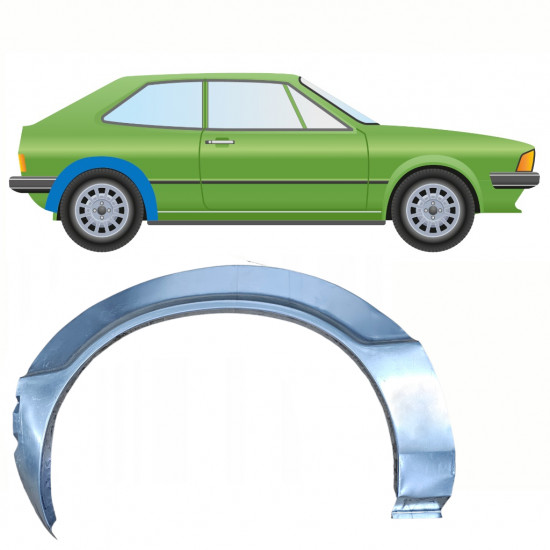 Hátsó sárvédő javító panel hoz VW Scirocco 1974-1981 / Jobb 8796