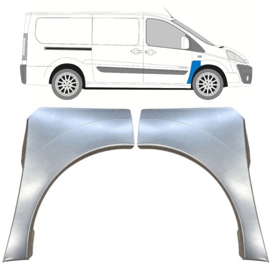 Első sárvédő javító panel hoz Peugeot Expert 2007-2016 / Bal / Jobb / Bal+Jobb / Készlet 15233