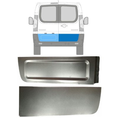 Külső hátsó ajtó javító panel hoz Peugeot Expert 2007-2016 / Bal+Jobb / Készlet 15229