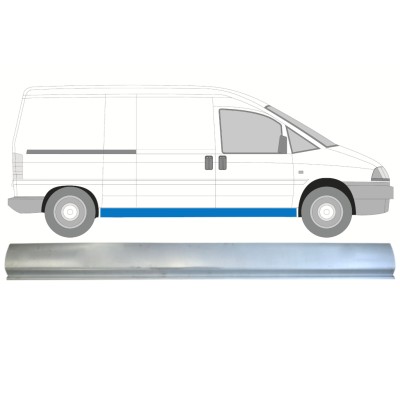 Küszöb javító panel hoz Fiat Scudo 1994-2007 / Bal = Jobb (szimmetrikus) 14525