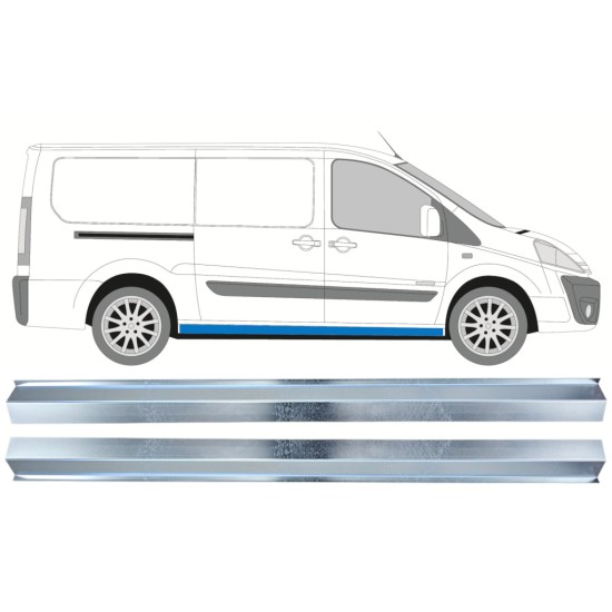 Belső küszöb javító panel hoz Fiat Scudo 2007-2016 / Bal+Jobb / Készlet 15985