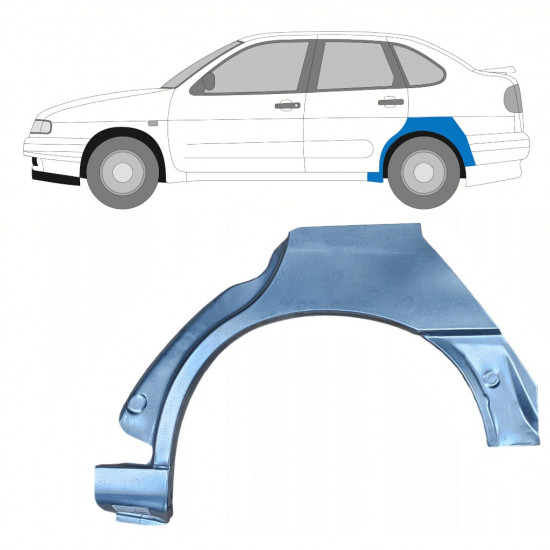 Hátsó sárvédő javító panel hoz Seat Ibiza Cordoba 1993-2002 / Bal 7861