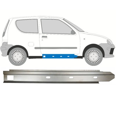 Belső küszöb javító panel hoz Fiat Seicento 1998-2010 / Jobb 14714