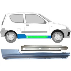 Küszöb és belső küszöb javító panel hoz Fiat Seicento 1998-2010 / Jobb / Készlet 14720