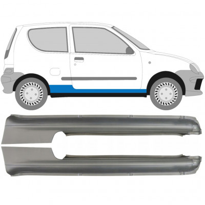 Teljes küszöb hoz Fiat Seicento 1998-2010 / Bal+Jobb / Készlet 9598