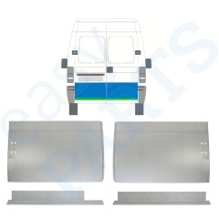 Belső és külső hátsó ajtó javító panel hoz Fiat Ducato 1994-2006 / Bal+Jobb / Készlet 9755