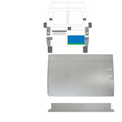 Belső és külső hátsó ajtó javító panel hoz Fiat Ducato 1994-2006 / Jobb / Készlet 9753