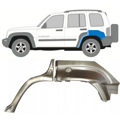 Hátsó sárvédő javító panel hoz Jeep Liberty 2001-2008 / Bal / Készlet 9962