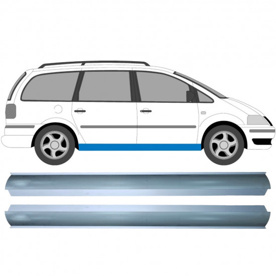 Küszöb javító panel hoz VW Sharan Ford Galaxy 1995-2010 / Bal = Jobb (szimmetrikus) / Készlet 9588