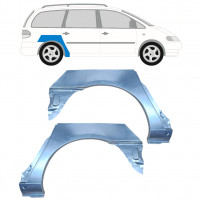 Hátsó sárvédő javító panel hoz Volkswagen Sharan 2000-2010 / Bal+Jobb / Készlet 9219