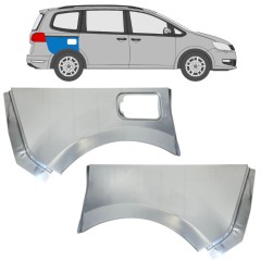 Hátsó sárvédő javító panel hoz Volkswagen Sharan 2010-2022 / Bal+Jobb / Készlet 14599