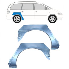 Hátsó sárvédő javító panel hoz Ford Galaxy 1995-2010 / Bal+Jobb / Készlet 14016