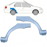 Hátsó sárvédő javító panel hoz Fiat Siena 1997-2001 / Bal+Jobb / Készlet 9939