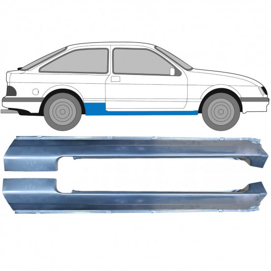 Teljes küszöb hoz Ford Sierra 1982-1993 / Bal+Jobb / Készlet 9416