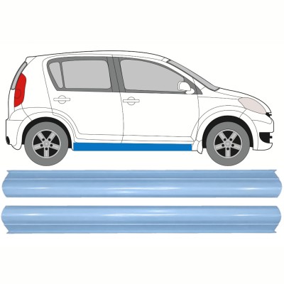 Alsó küszöb javító panel hoz Daihatsu Sirion 2005-2010 / Bal+Jobb / Készlet 17267