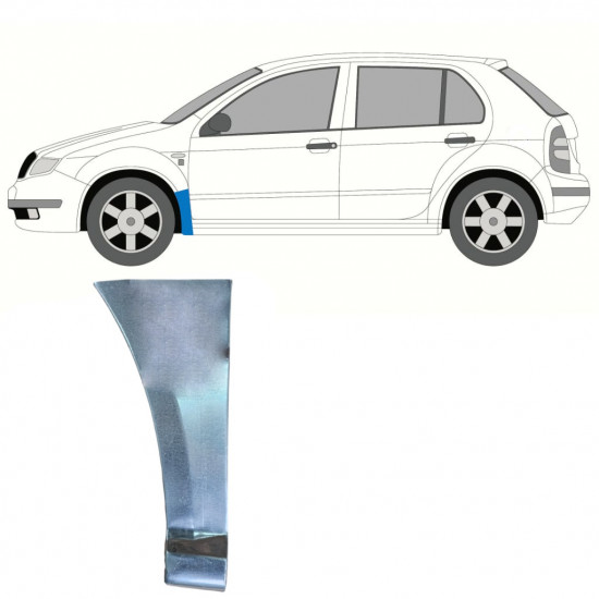 Első sárvédő javító panel hoz Skoda Fabia 1999-2007 / Bal 7235