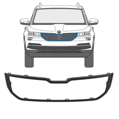 Hűtőrács keret hoz Skoda Karoq 2017-2022 17233