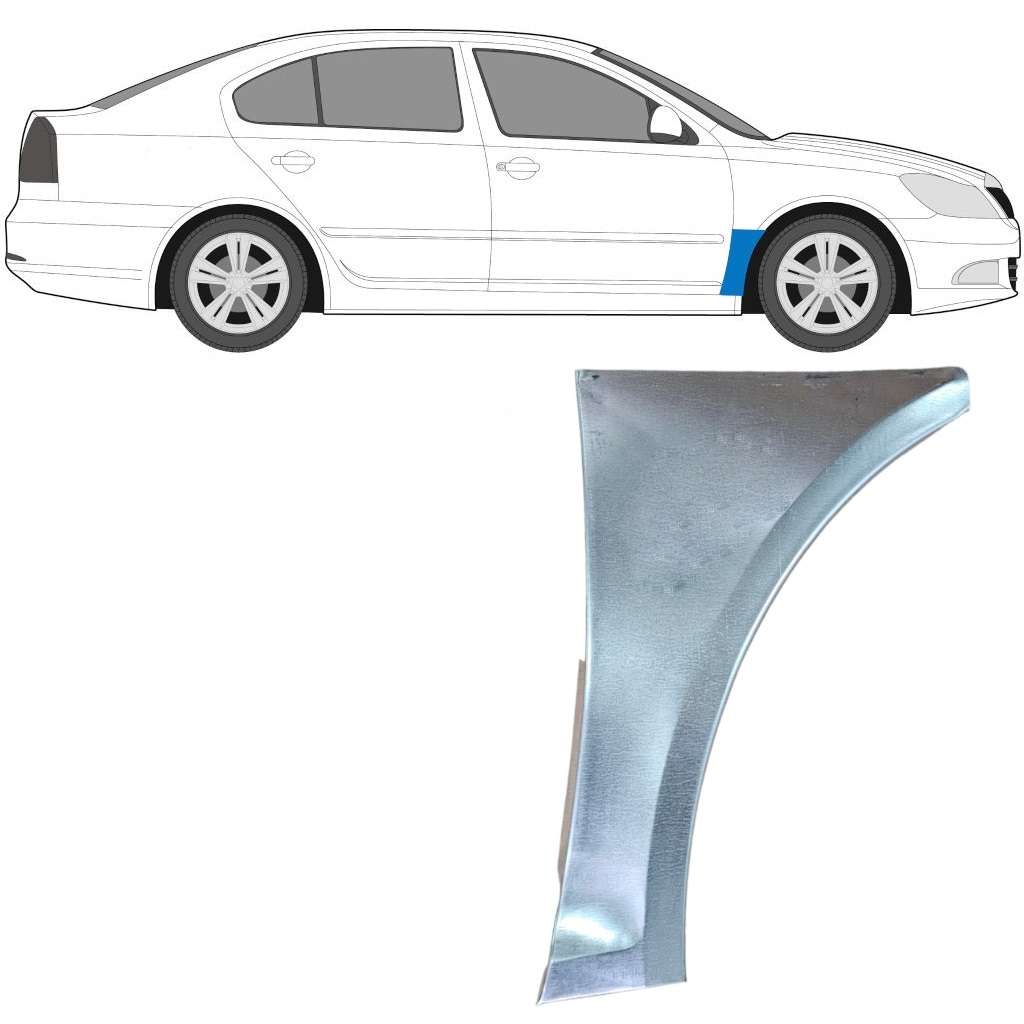 Első Sárvédő Javító Panel Hoz Skoda Octavia 2004-2013 / Jobb 7004
