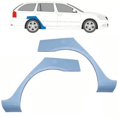 Hátsó sárvédő javító panel hoz Skoda Octavia II 2004-2013 / Bal+Jobb / Készlet 10187