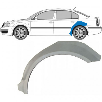 Hátsó sárvédő javító panel hoz Skoda Superb 2002-2008 / Bal 5805