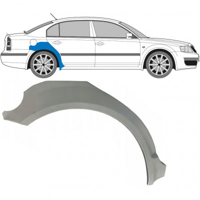 Hátsó sárvédő javító panel hoz Skoda Superb 2002-2008 / Jobb 5804