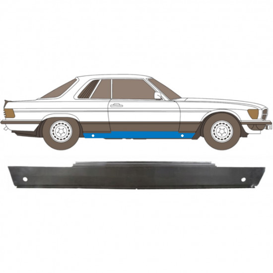 Küszöb javító panel hoz Mercedes Sl-class 1971-1989 / Jobb 6267