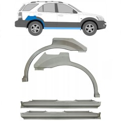 Teljes küszöb és hátsó sárvédő javító panel hoz Kia Sorento 2002-2009 / Készlet 11713