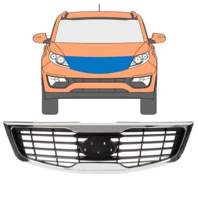 Hűtőrács hoz Kia Sportage 2010-2013 7514