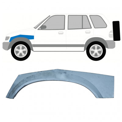 Első kerékív javító panel hoz Kia Sportage 1994-2002 / Bal 7919