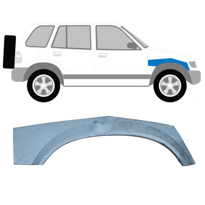 Első kerékív javító panel hoz Kia Sportage 1994-2002 / Jobb 7918