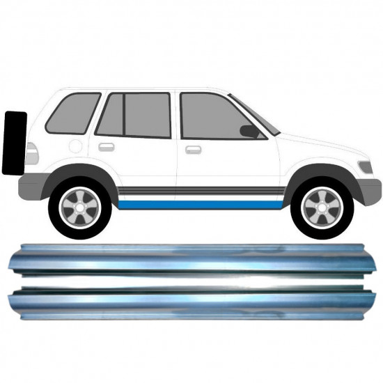 Küszöb javító panel hoz Kia Sportage 1994-2002 / Bal+Jobb / Készlet 10443