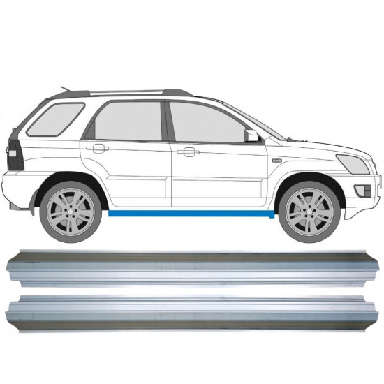 Küszöb javító panel hoz Kia Sportage II 2004-2010 / Bal = Jobb (szimmetrikus) 10504