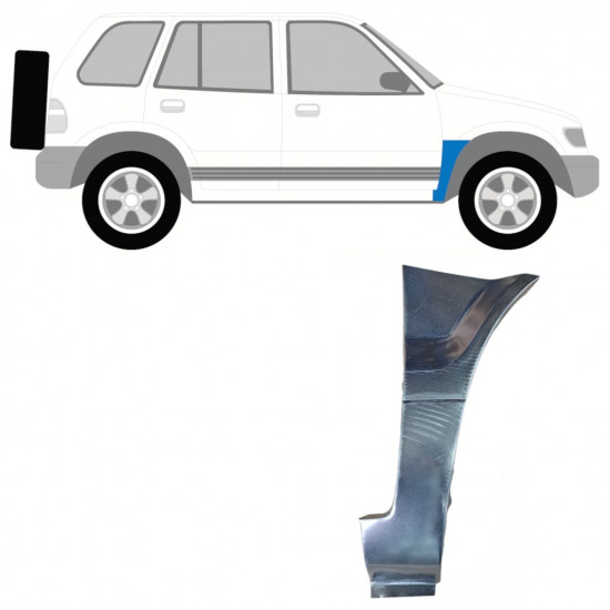 Első sárvédő javító panel hoz Kia Sportage 1994-2002 / Jobb 7916