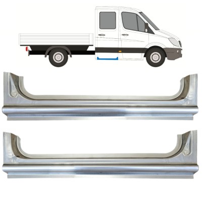 Hátsó küszöb javító panel hoz Mercedes Sprinter 2006-2018 / Bal+Jobb / Duplafülkés / Készlet 15068