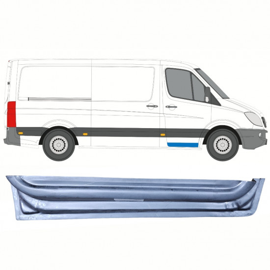 Belső első ajtó javító lemez hoz Mercedes Sprinter 2006 - / Jobb 9133